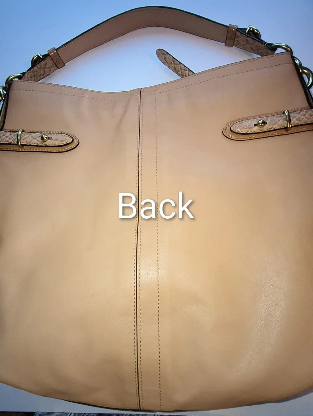 Coach Colette Leather Tan 14